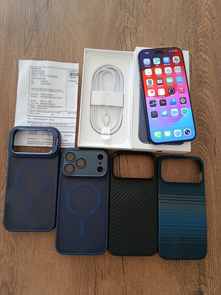 Apple iphone 17 Pro Max 256gb Modry - 3