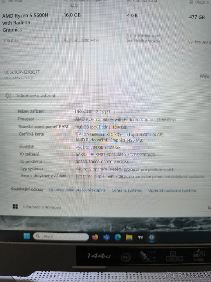 Asus ROG strix G17 - 3