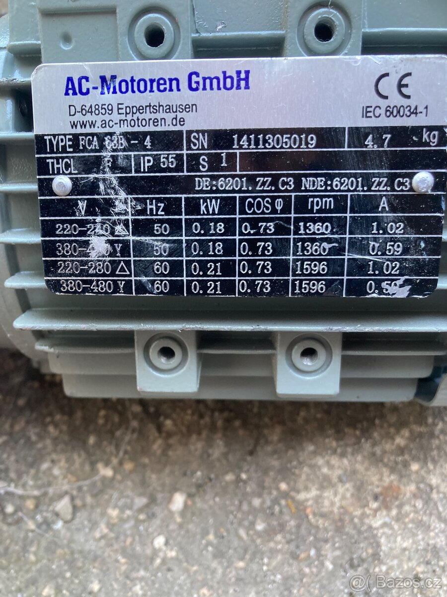 Elektromotor s převodovkou - 3
