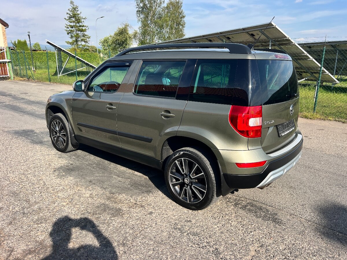 ► ŠKODA YETI 2.0 TDI CR 125KW 4x4 XEN-LED-NAVI-WEBASTO TAŽNÉ