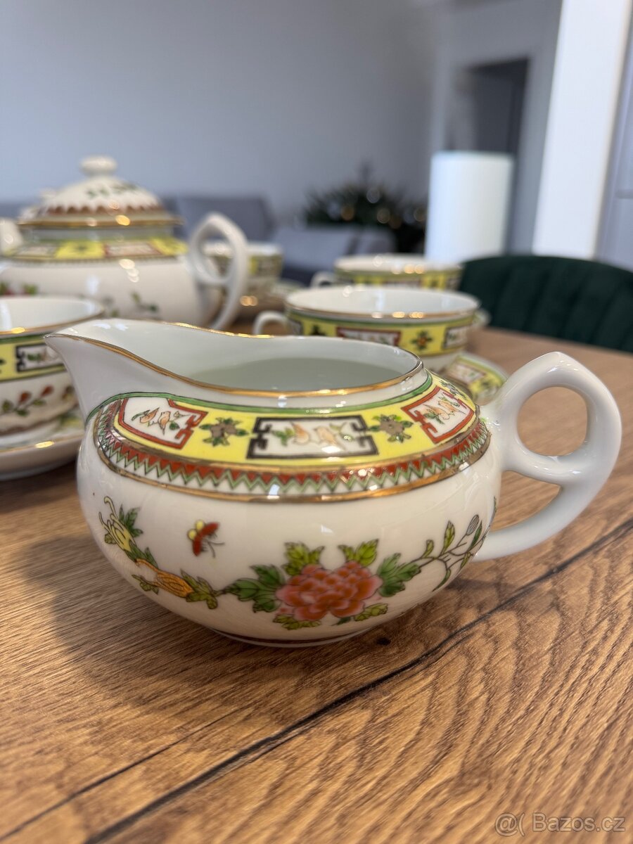 STAROŽITNÝ ČAJOVÝ SERVIS/ SOUPRAVA, Čínský porcelán - 3
