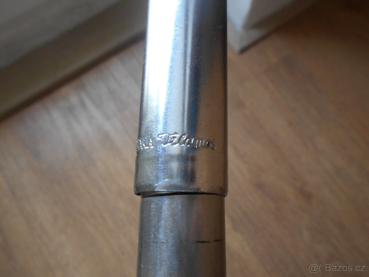 Stará, chromovaná hustilka na stará kola Eska, Favorit ... - 3