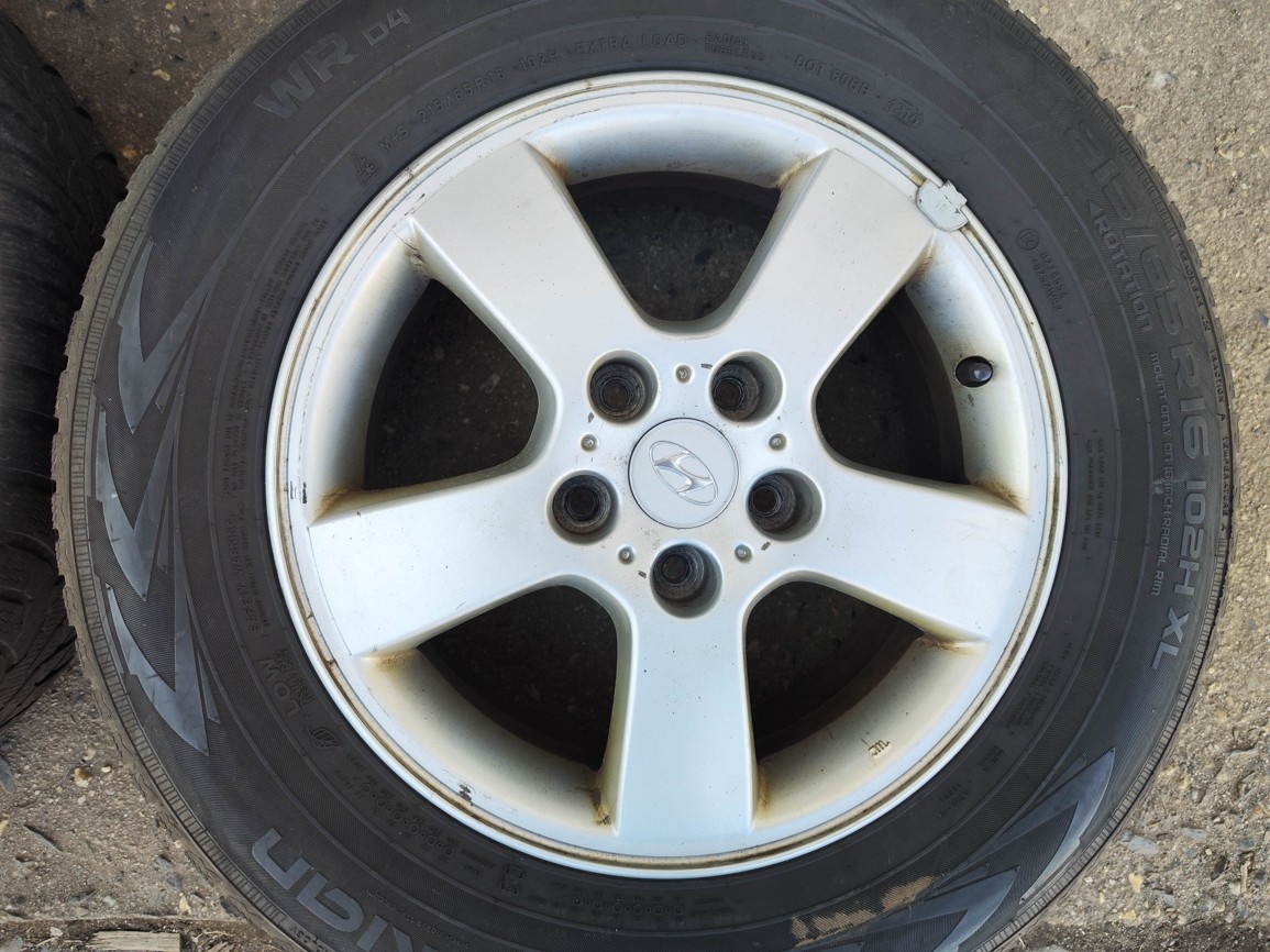 16"alu sada disků 5x114 origo Hyundai Tucson iX30 i30 i40 - 3