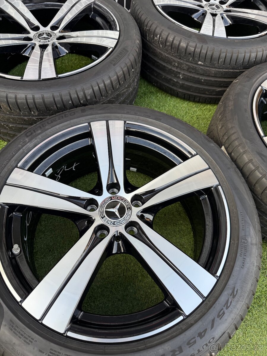 Originál alu kola Mercedes 5x112 R18 C-Class DVOUROZMĚR W206 - 3