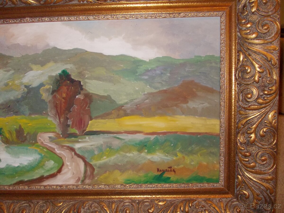 Nabízím velký obraz Cestička k horám autora neznám - 3