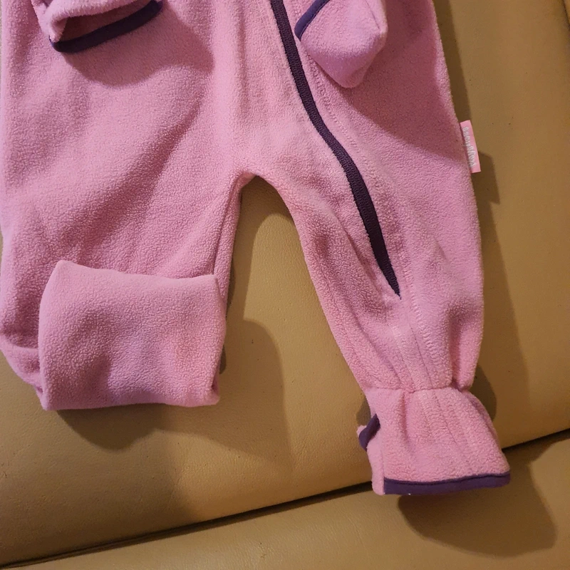 Dětský fleecový overal s kapucí PLAYSHOES - 3