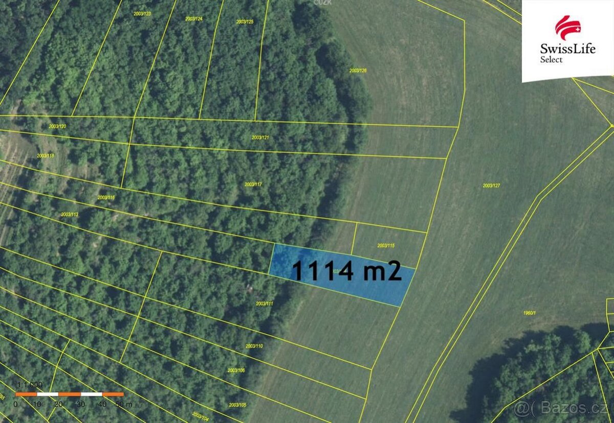 Prodej sadu, vinice 3394 m2 Brumovice - 3