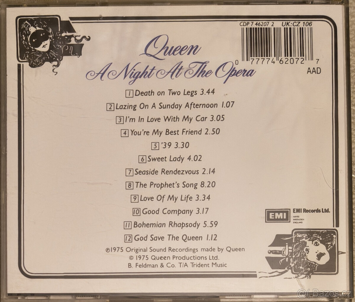 CD Queen: A Night At The Opera - 3
