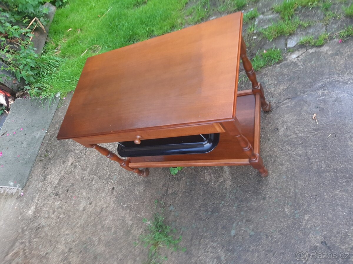 Servírovací stolek super stav - 3