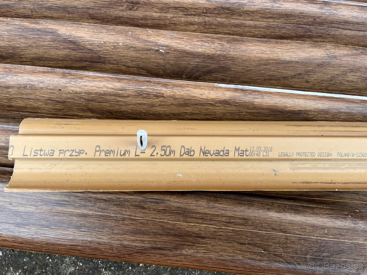 Podlahová plastová lišta Dub Nevada - 3