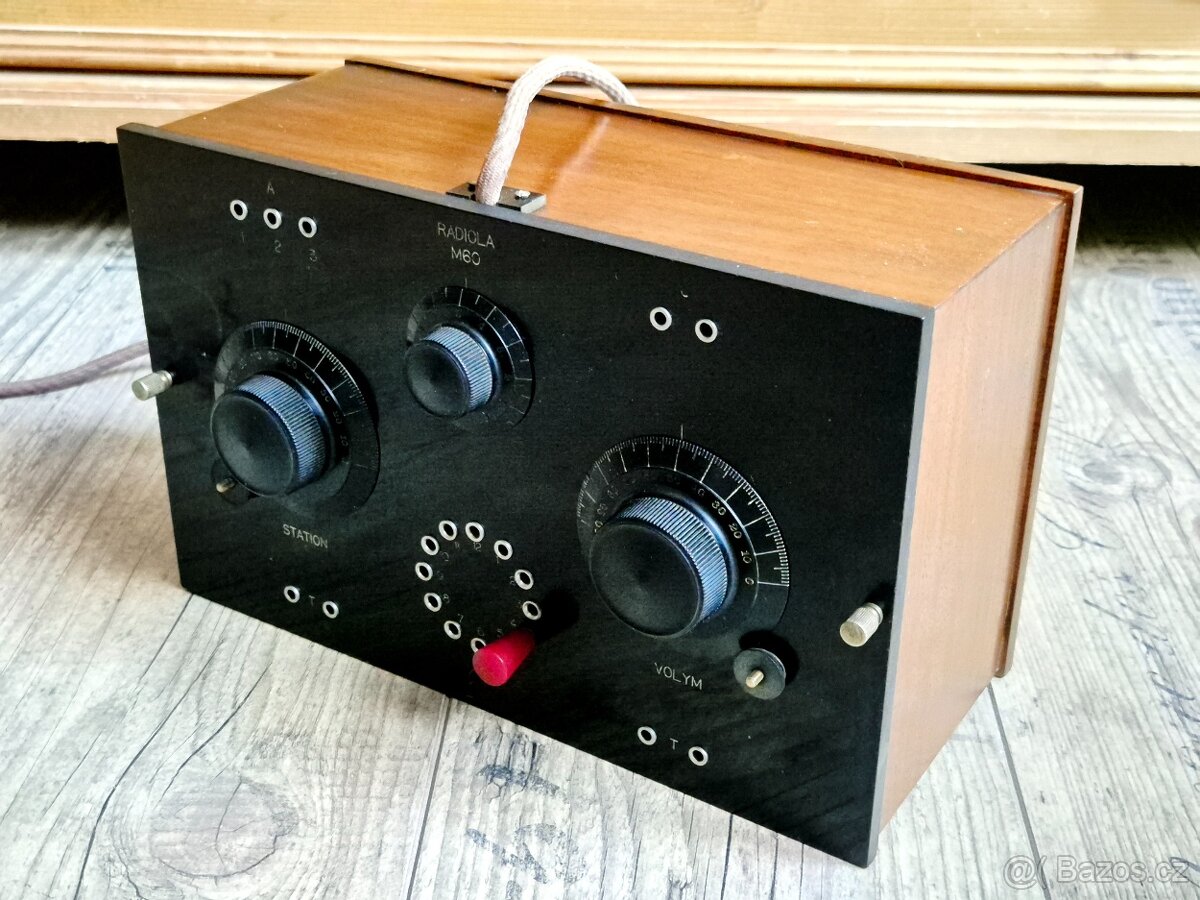 Starožitné rádio Radiola M60, 1927-1928 - 3
