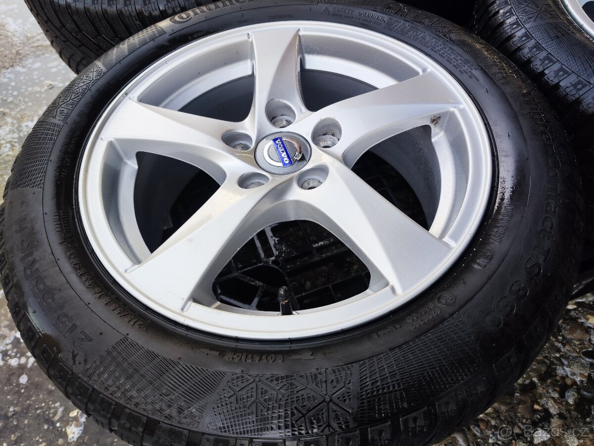 Alu sada = 5x108 =VOLVO= s pneu= 215/55 R16 - 3