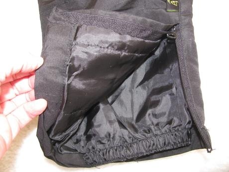 Černé oteplovačky ,lyžařské kalhoty TOM TINO vel.104 - 3