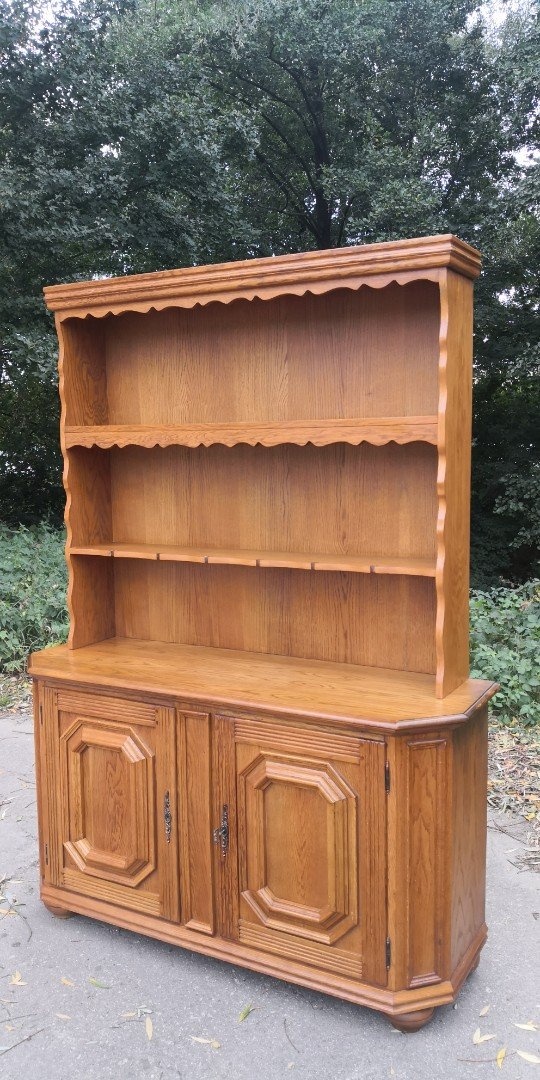 Rustikální masivní vitrína - 3