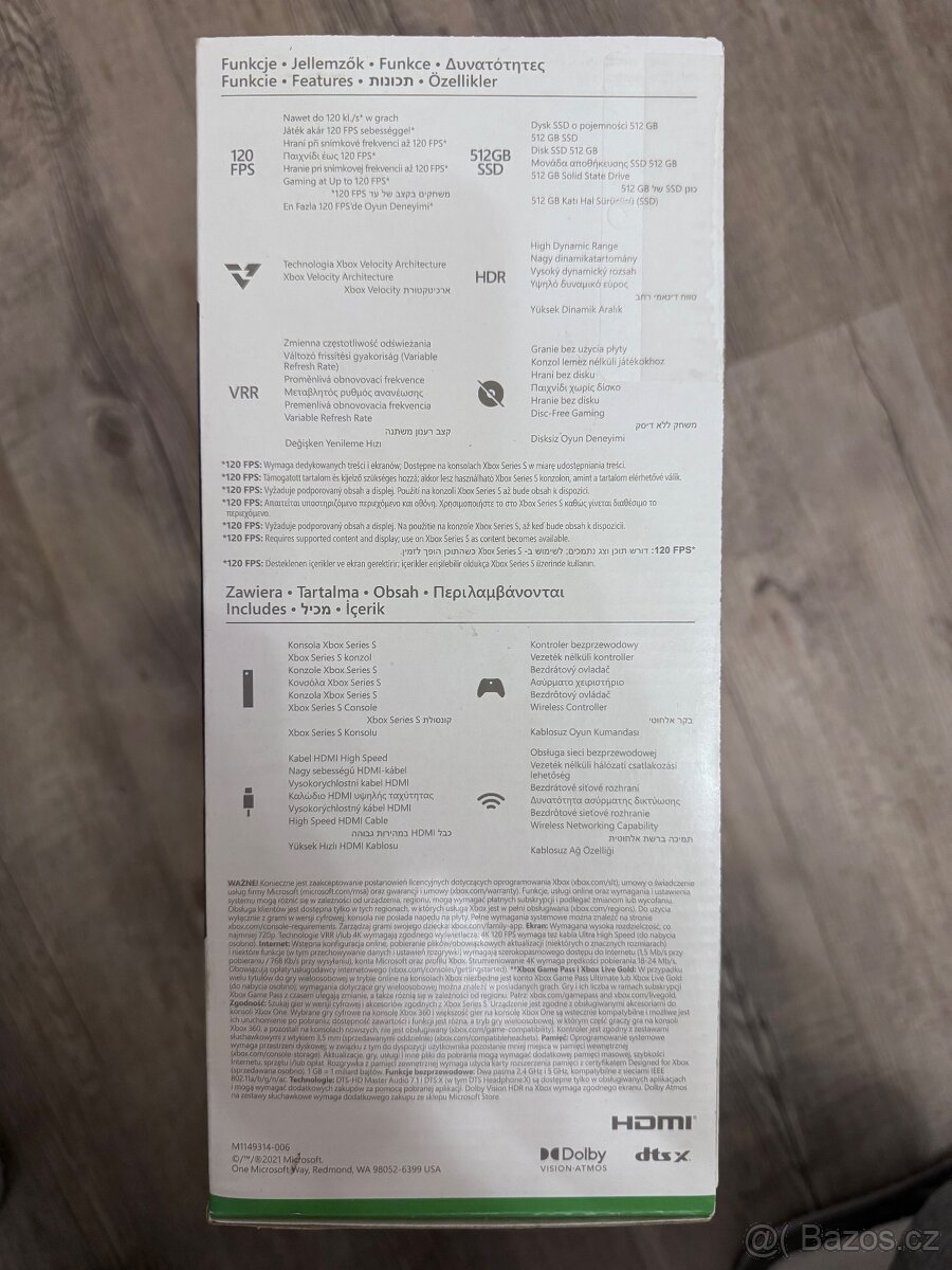 Xbox Series S 512GB- nerozbalené - 3
