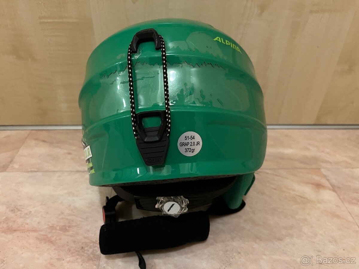 Dětská lyžařská helma Alpina Grap 2.0 JR, 51-54cm - 3