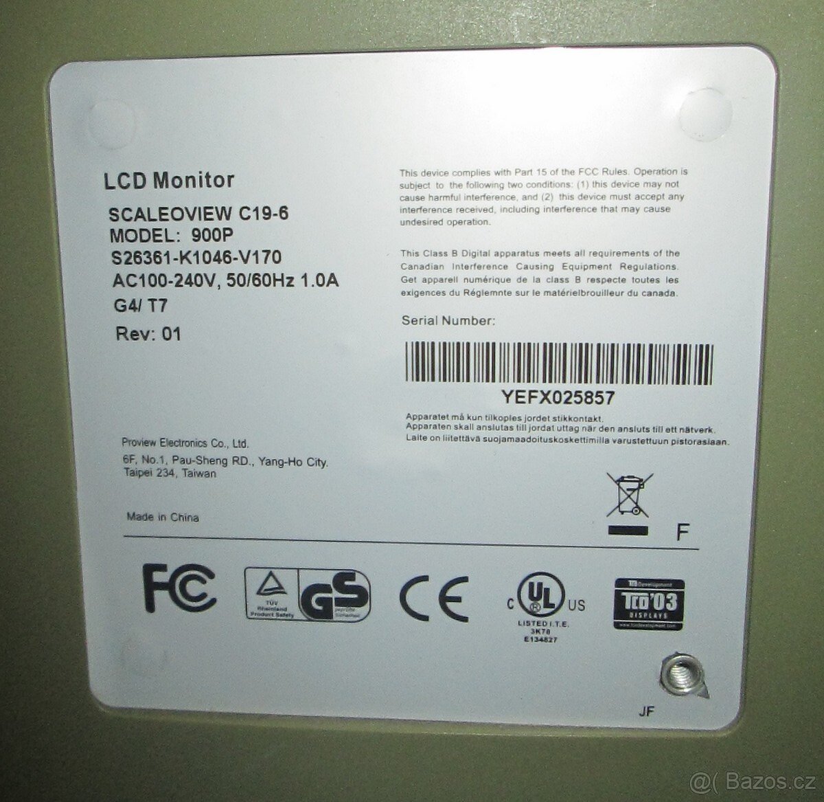 LCD monitor - 19 palců - 3