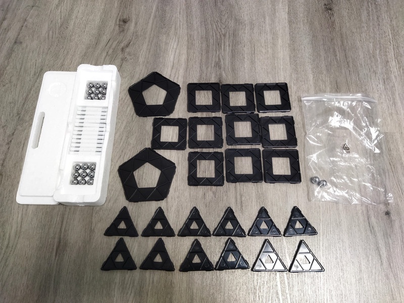 stavebnice magnetická 68 ks NOVÉ 5+ - 3