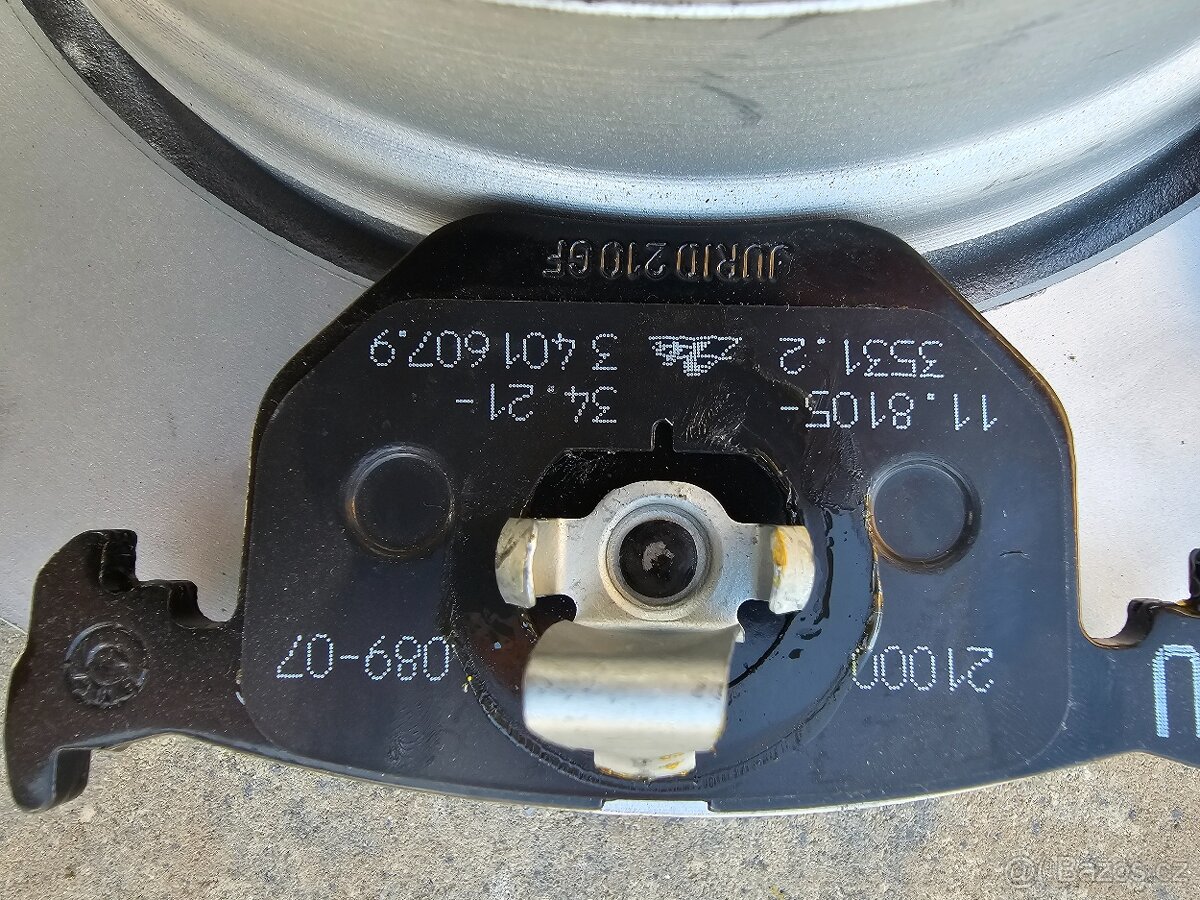 BMW X3 zadní kotouče a destičky - 3