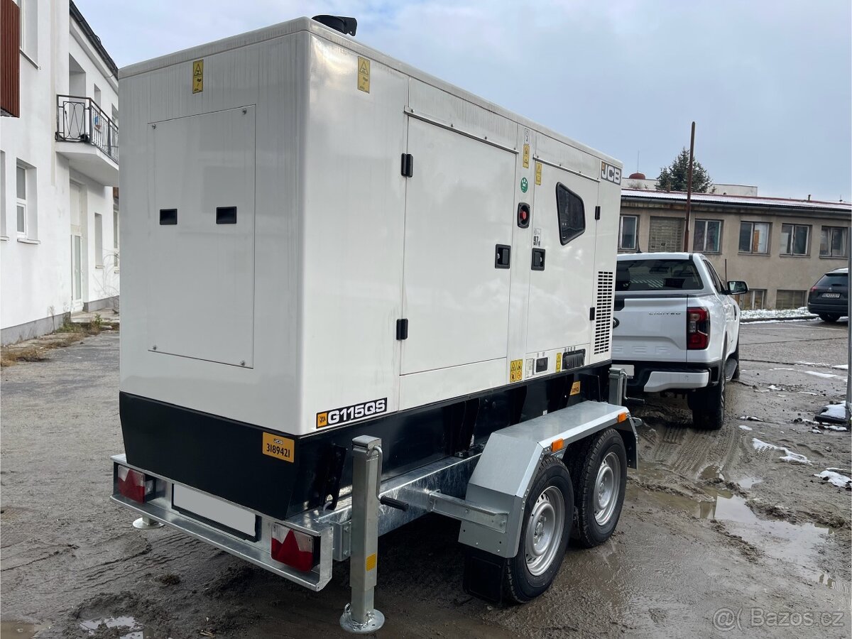 Elektrocentrála JCB 115 kVA - půjčovna - 3