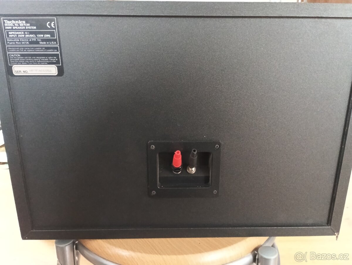 Technics SB-TC50 – Centrální 3-pásmový reproduktor (THX) - 3