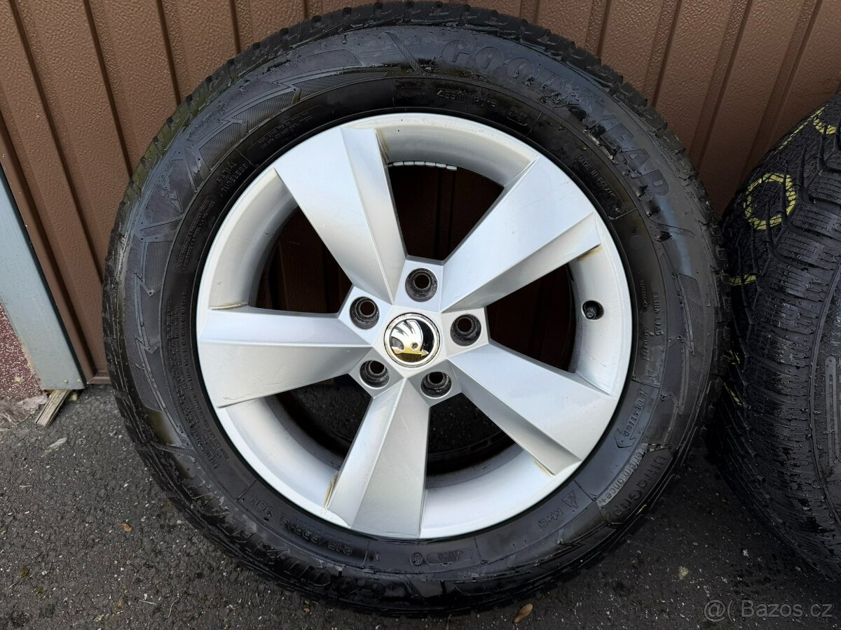 alu kola Škoda Karoq 215/60/ R16 zimní 5x112 ET43 - 3
