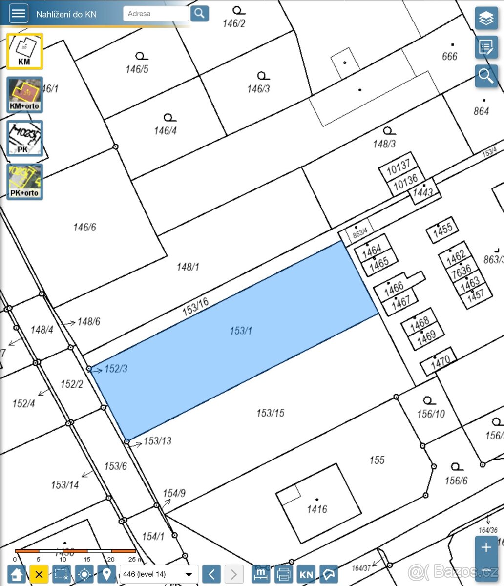 Prodej stavebního pozemku 994 m² - 3