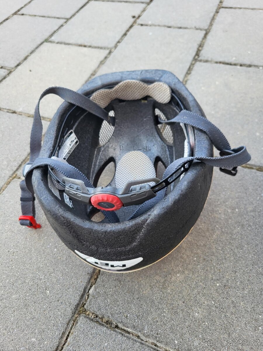 Dětská přilba helma na kolo cyklistická MET 52-57cm - 3