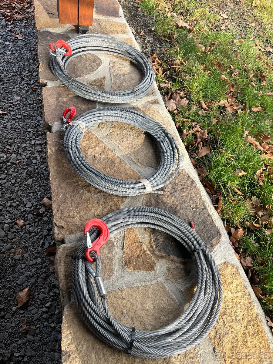 Ocelová lana s hákem - 3