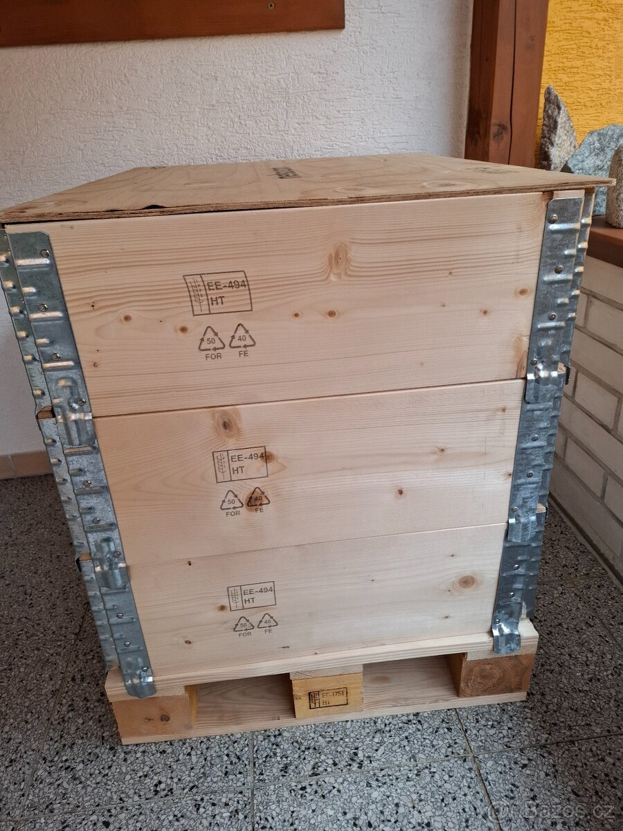 Paletová ohrádka 80x60cm sada - 3