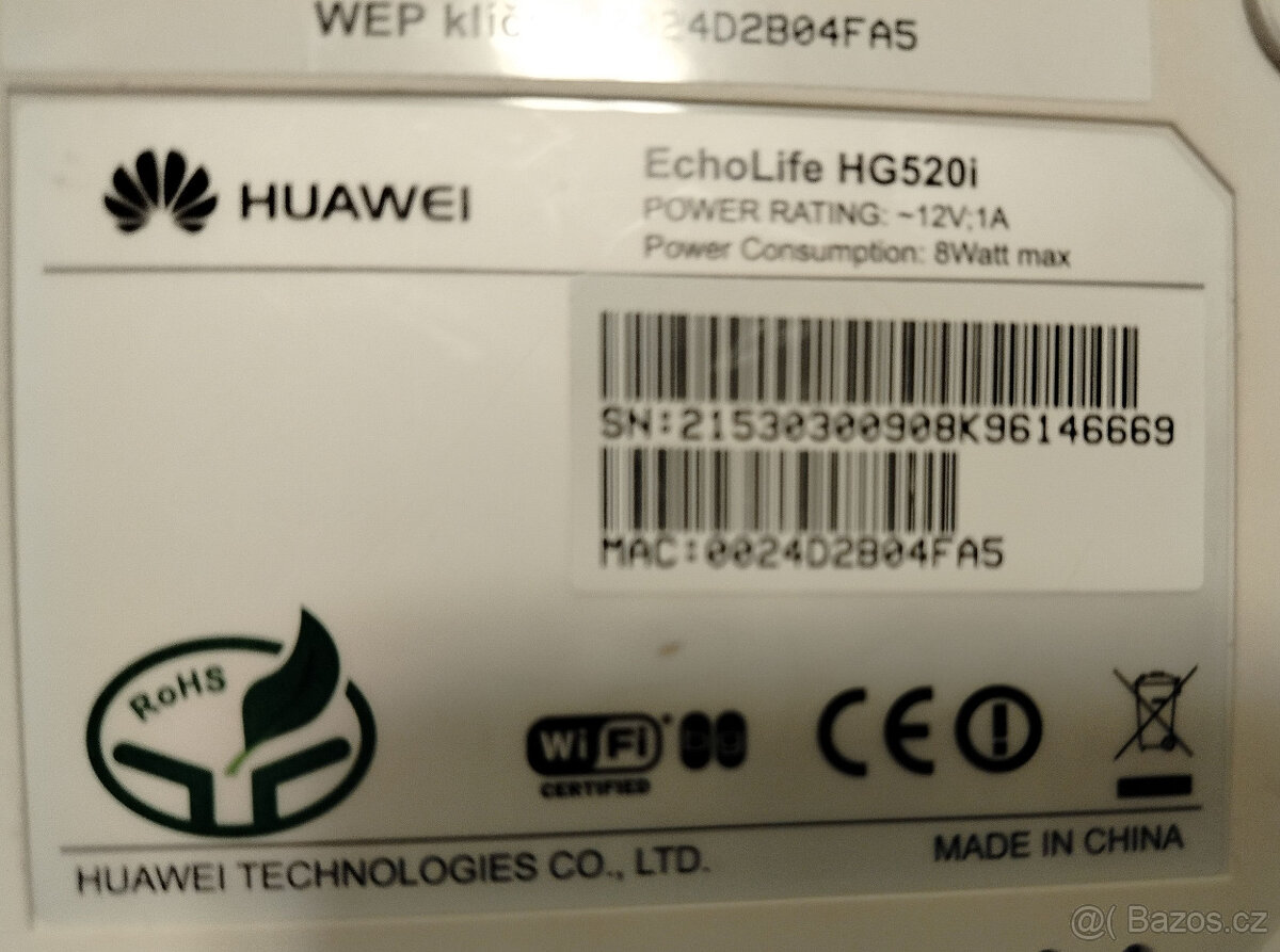 ADSL modem Huawei EchoLife HG520i - 2 kusy - 3