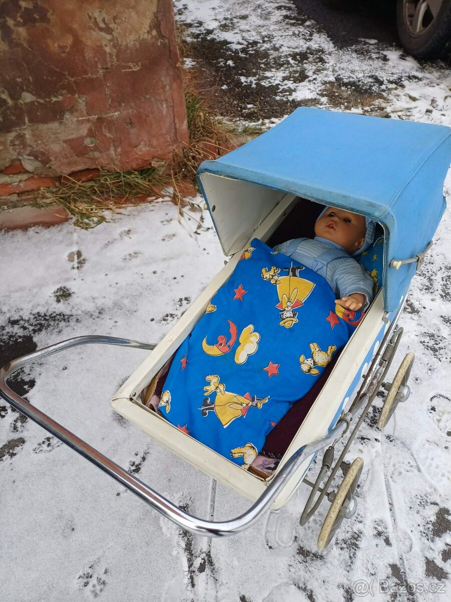 RETRO - kočárek pro panenky - 3