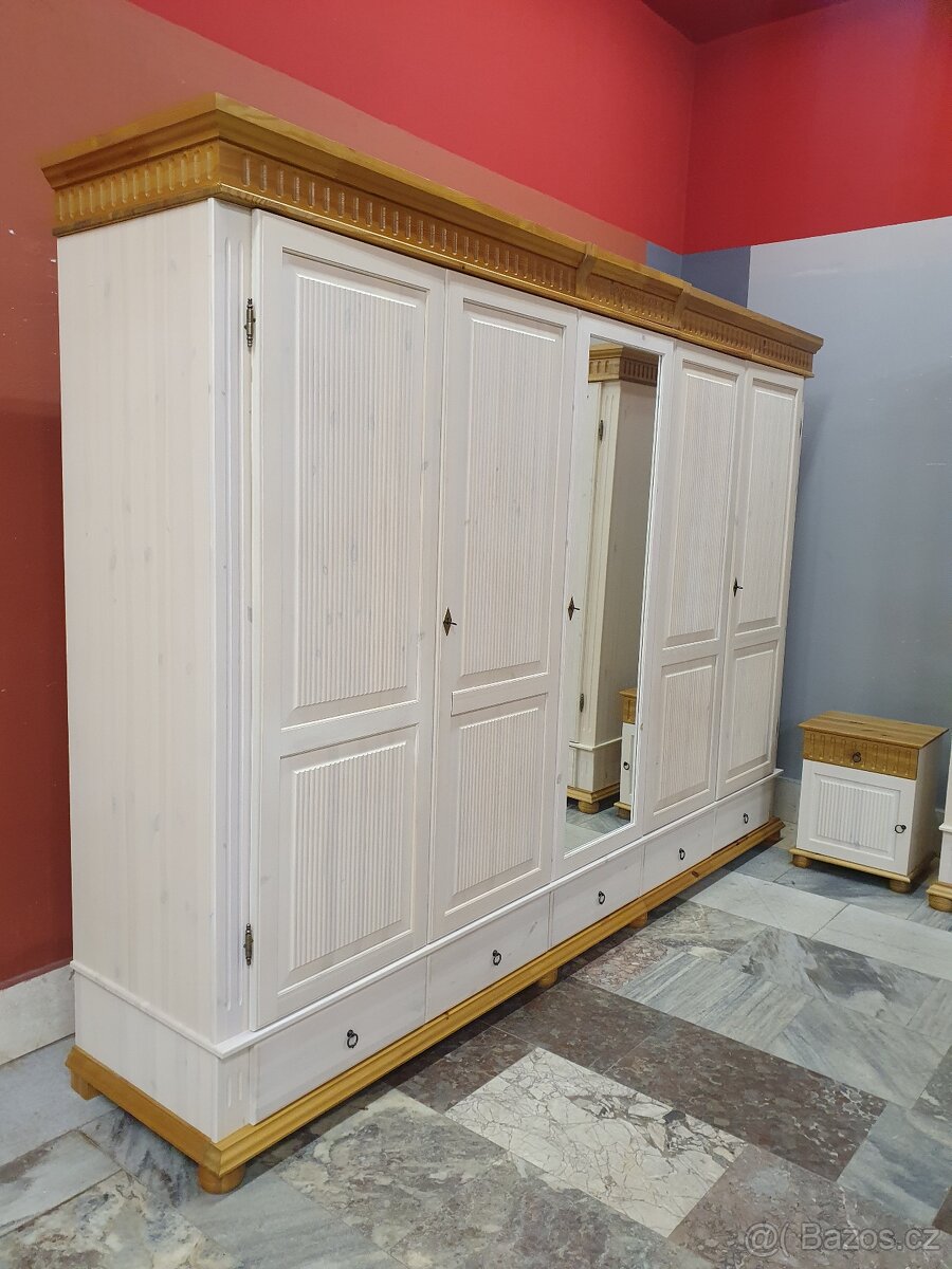 Skříň Helsinki Celodřevená bílá Pc 2289 Euro - 3