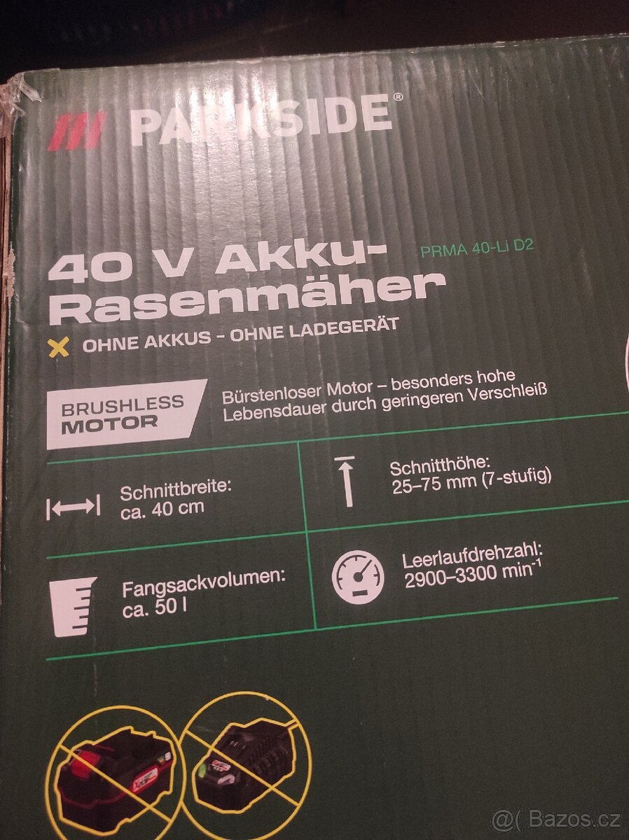 Aku sekačka parkside 40V ZÁRUKA - 3