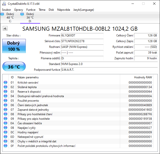 SSD disk Samsung 1TB - 3