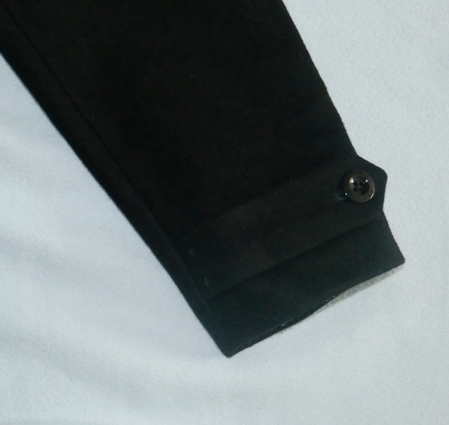 Kvalitní černý vlněný kabát/paleto, vel. S, zn. G-Star - 3