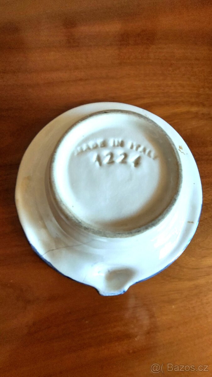 Modrá retro miska - 3