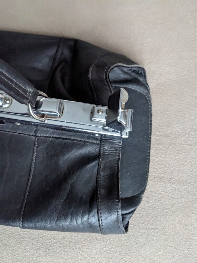 Lékařský kufřík černá kůže - 3