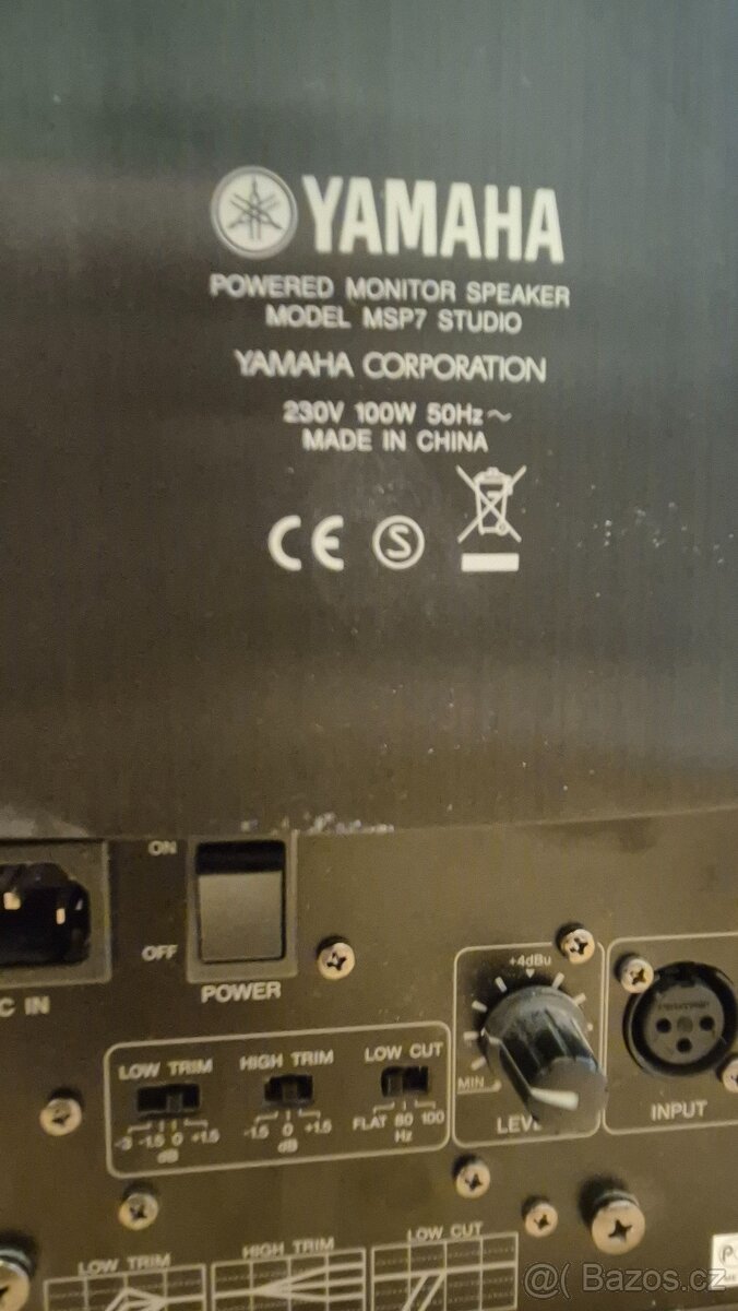 2ks: Aktivní studiový monitor Yamaha MSP7 - 3