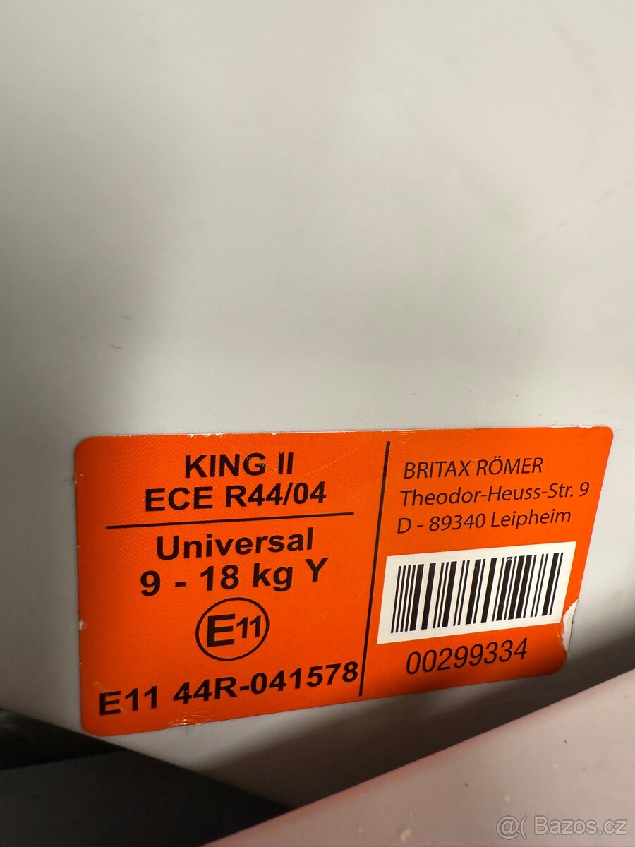 Autosedačka Britax Römer King ll - 3