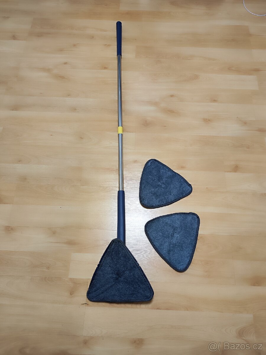 Samoždímací trojúhelníkový mop + 2 hadříky - 3