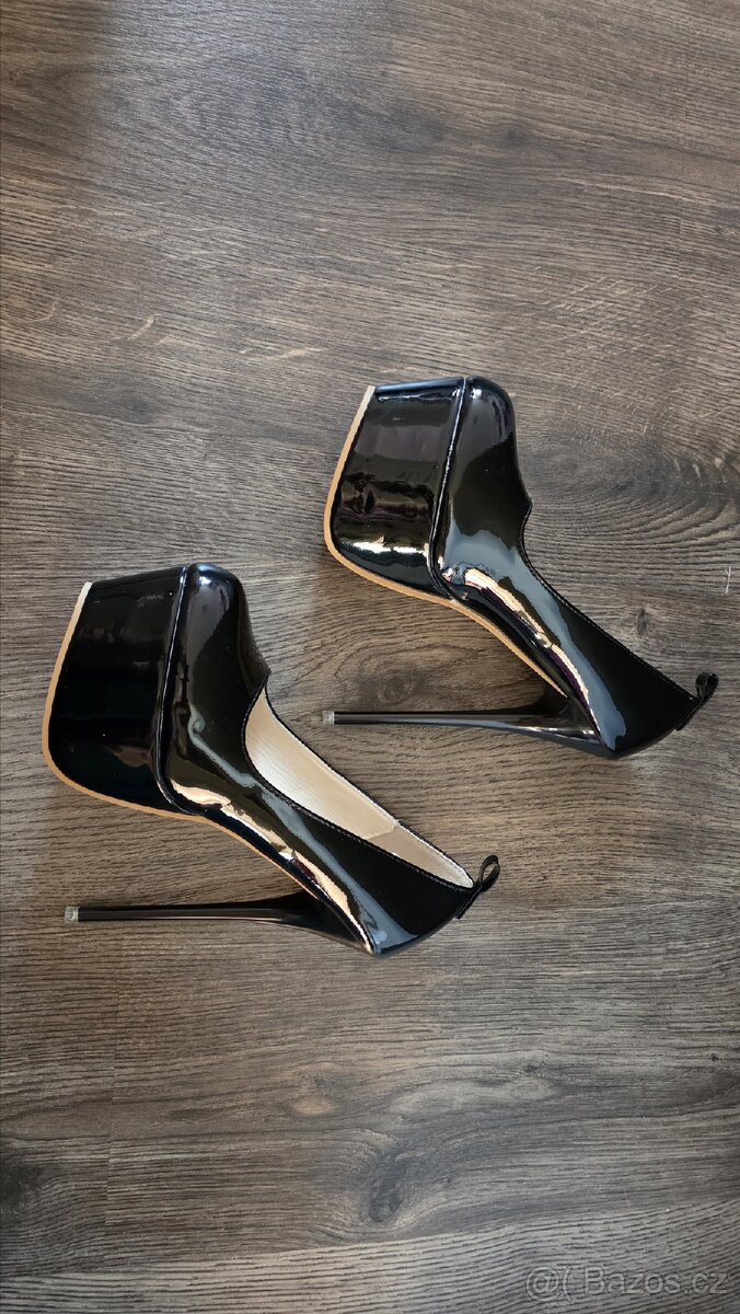 Lakované lodičky vel.39 - 3