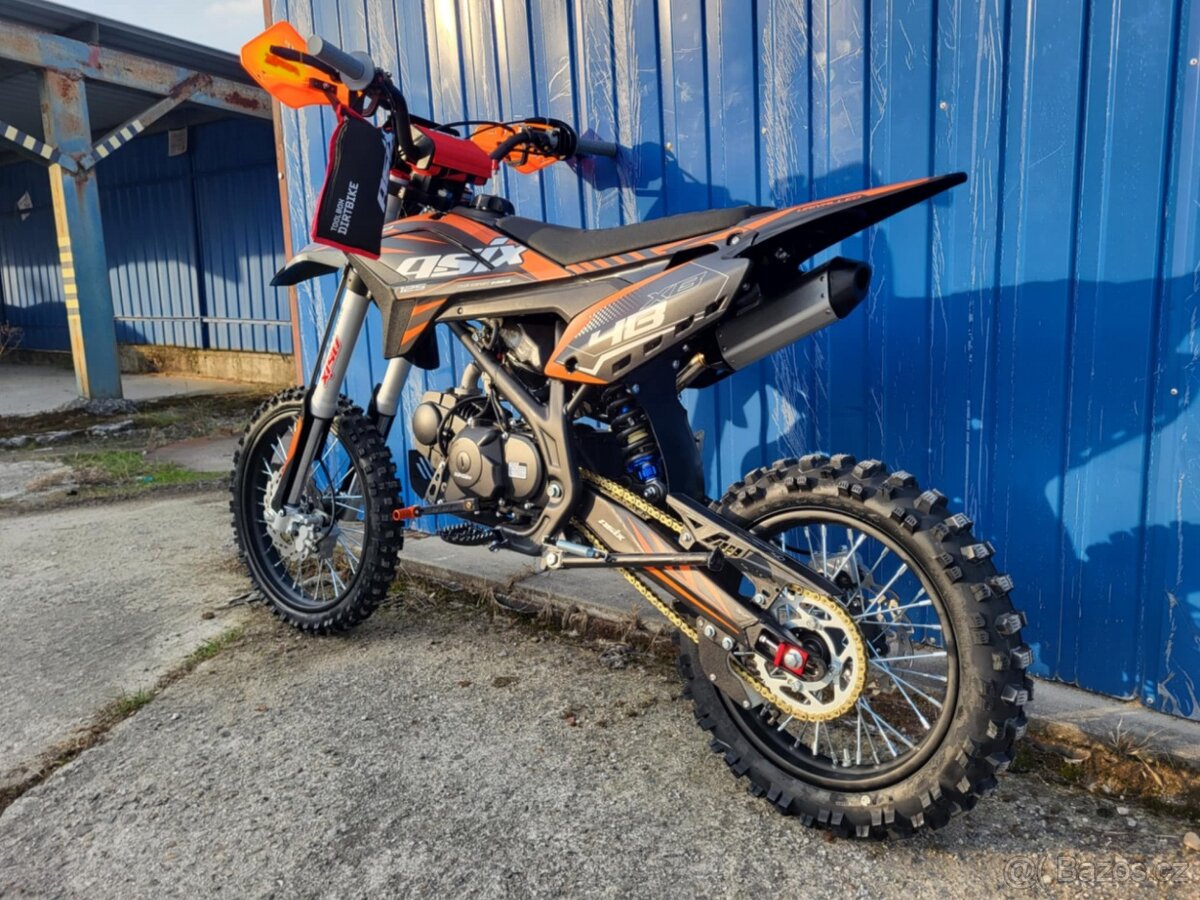 Pitbike ASIX XB-48 125ccm 17"/14" E-START + světlo - 3