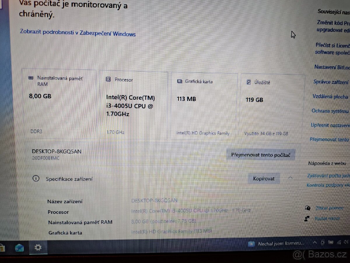 Notebook Lenovo ThinkPad E550 i3 4gen 8gb 120gb Win10 - 3