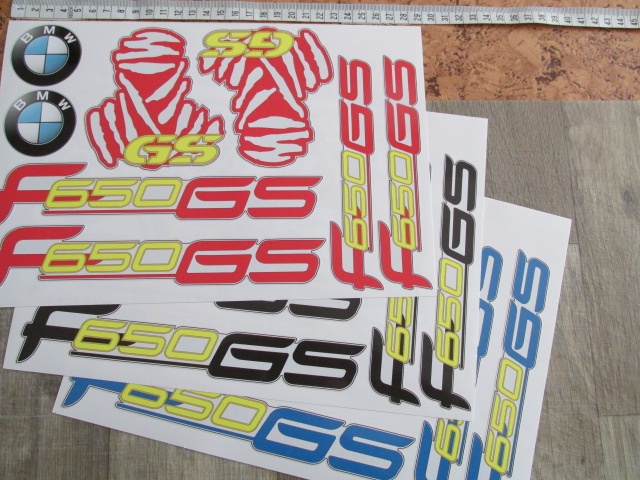 Samolepka sady na BMW GS - 3