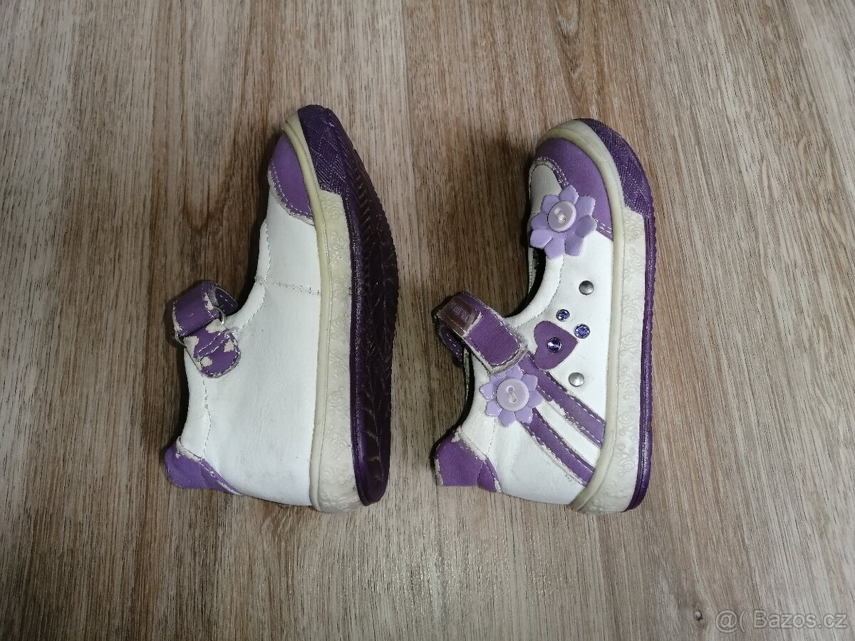 Fialové sandálky - 3