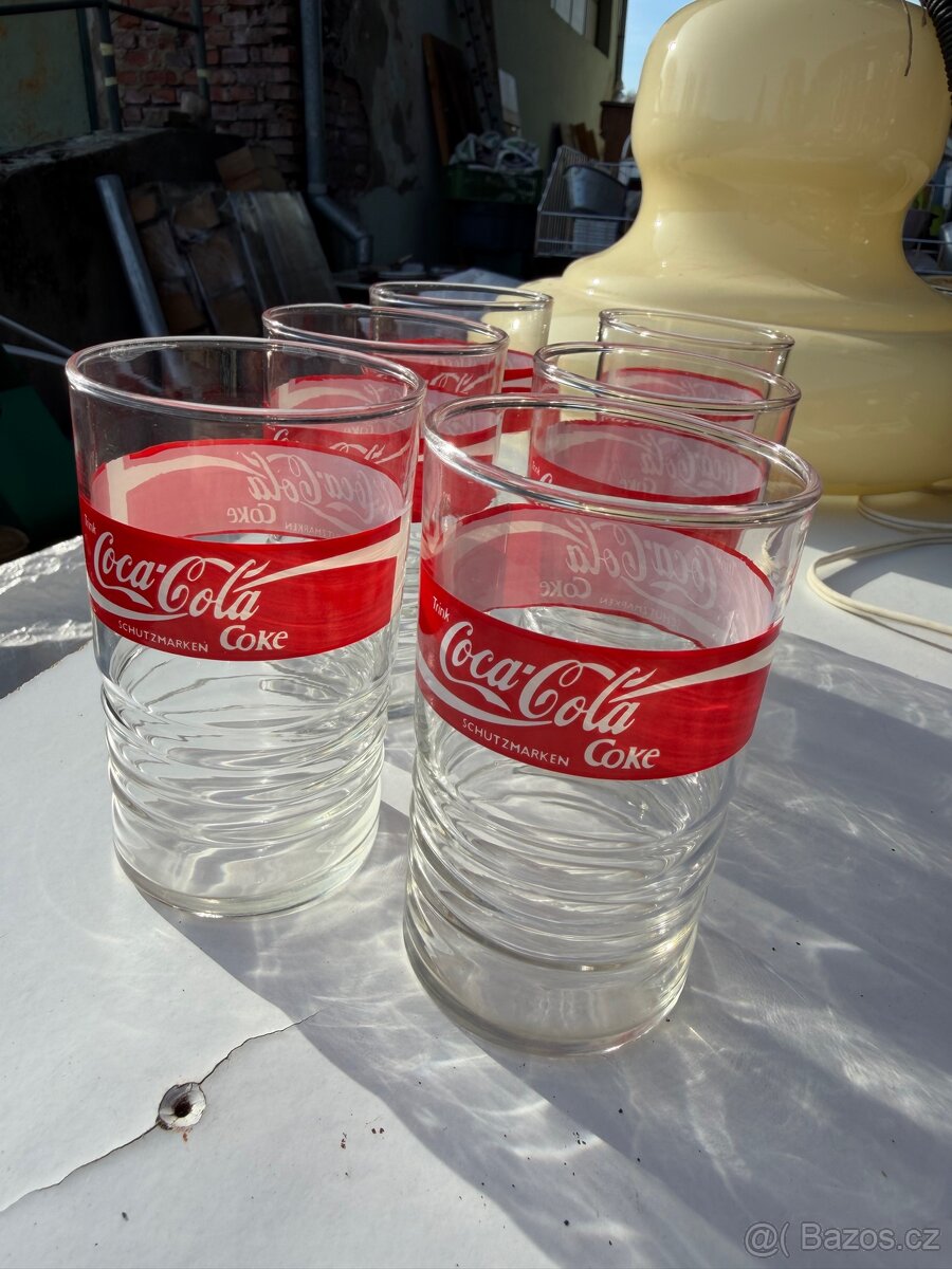 Sada retro Coca-Cola sklenic (6 kusů) - 3