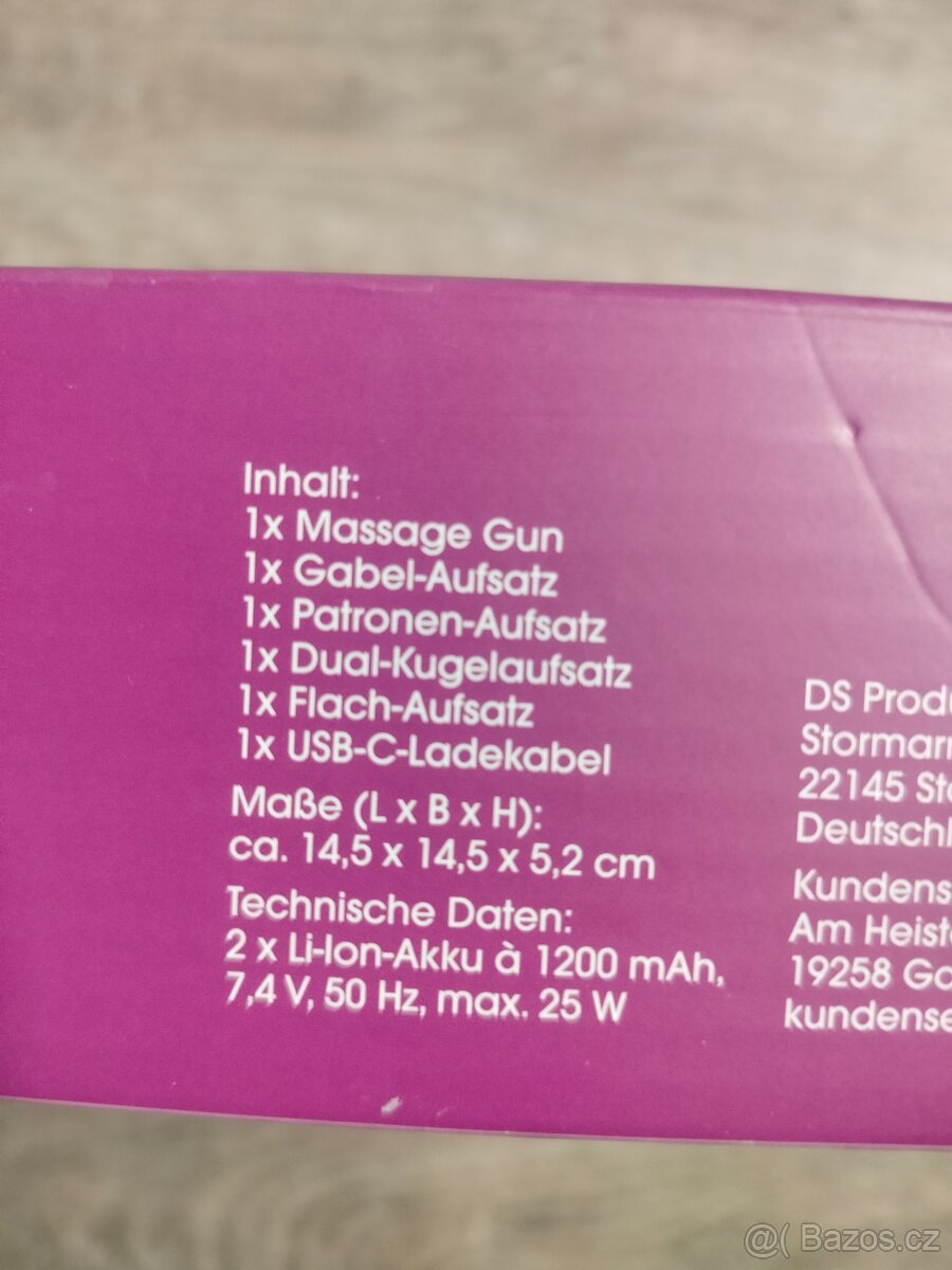 Mini masážní pistole VitalMaxx - 3