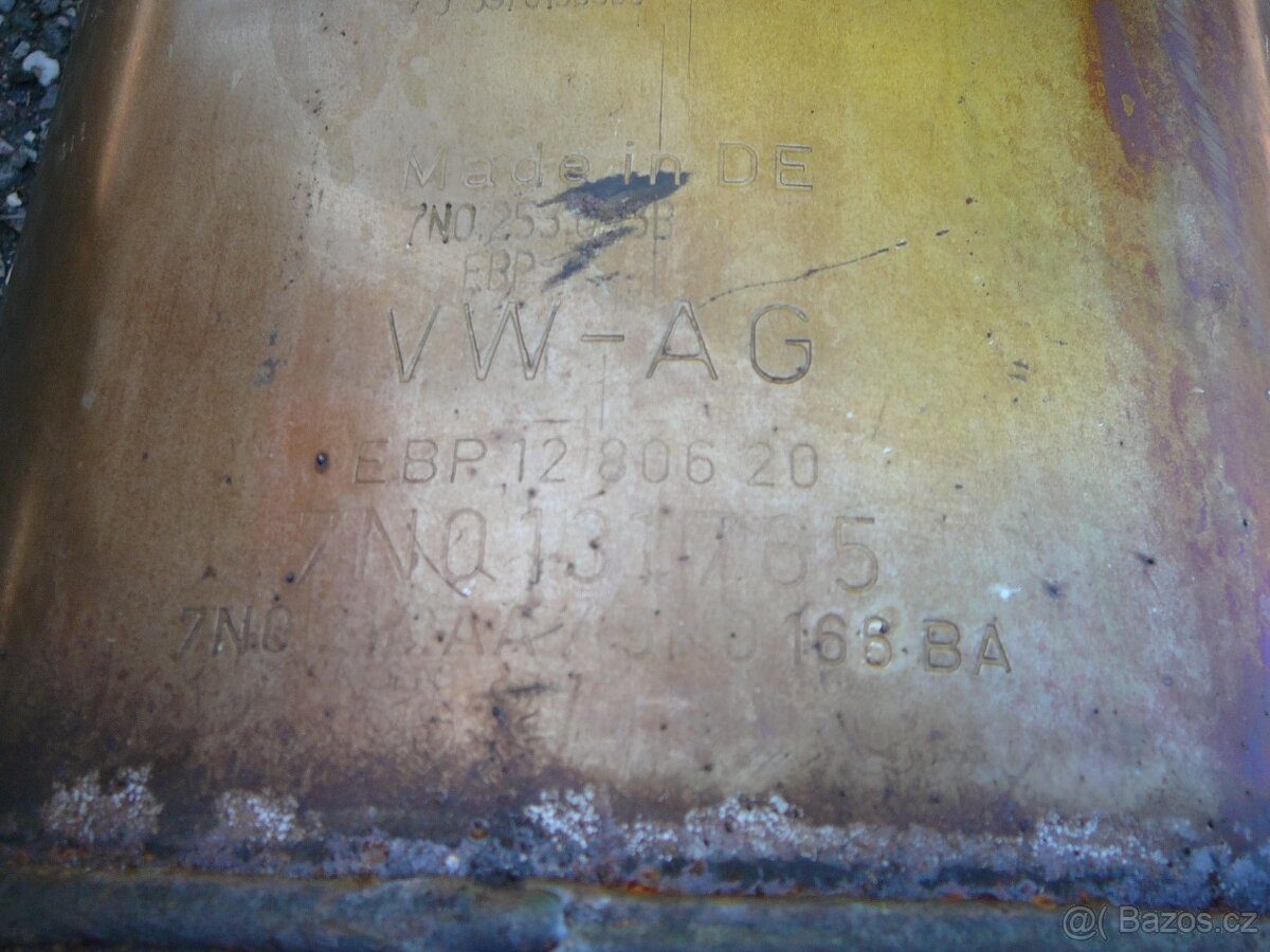 VW SHARAN 7N - DPF FILTR 7N0 131 765 , 7N0214AA - 3