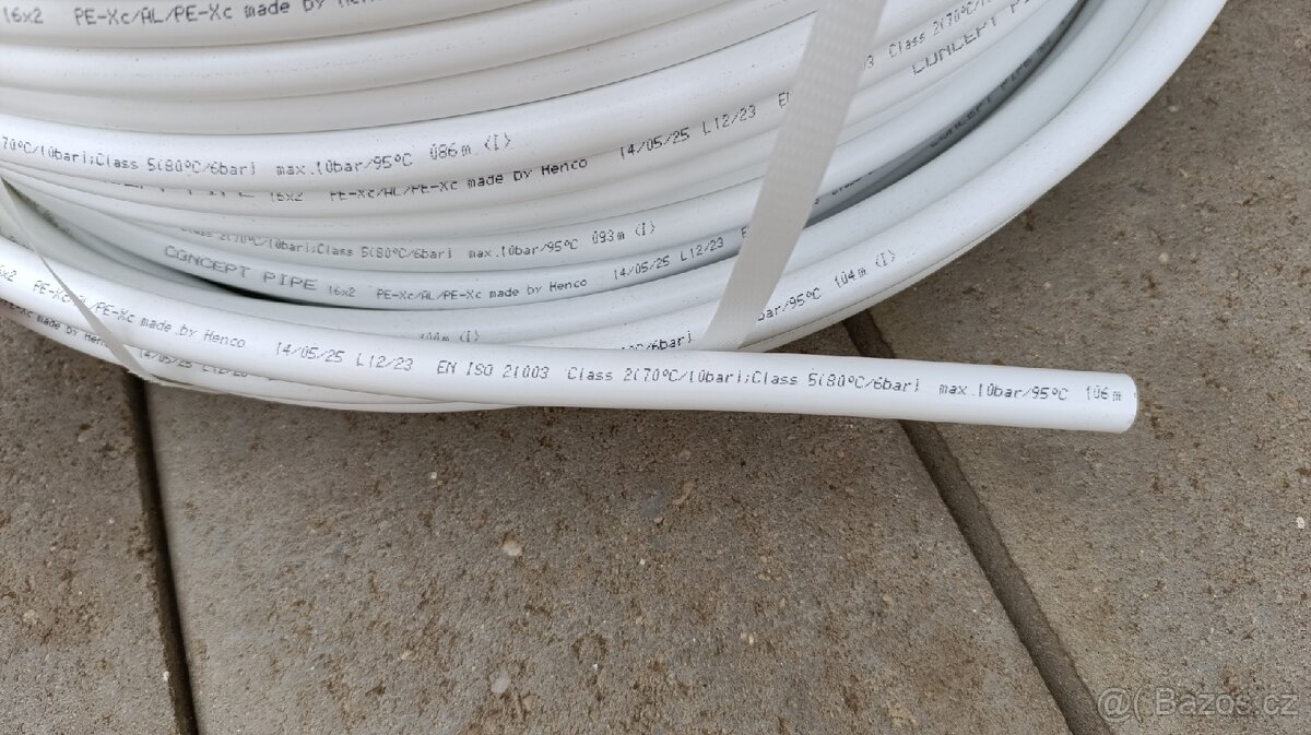 Trubka PE-Xc 16x2. 106m. - 3